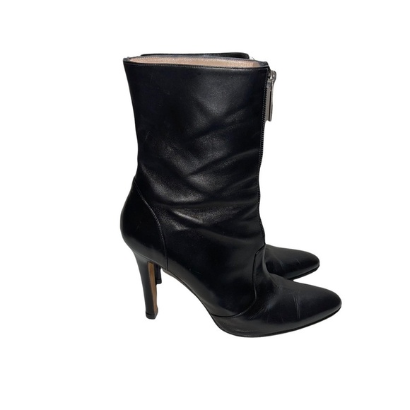Manolo Blahnik Leather Women Boots Size 6 /Eu 36.5 - Picture 3 of 8